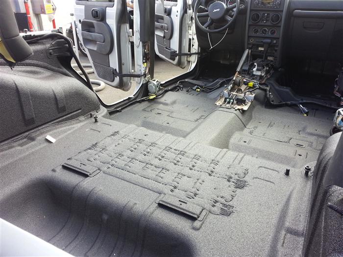 bed liner jeep interior