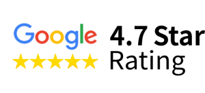 4.7 rating on Google Review