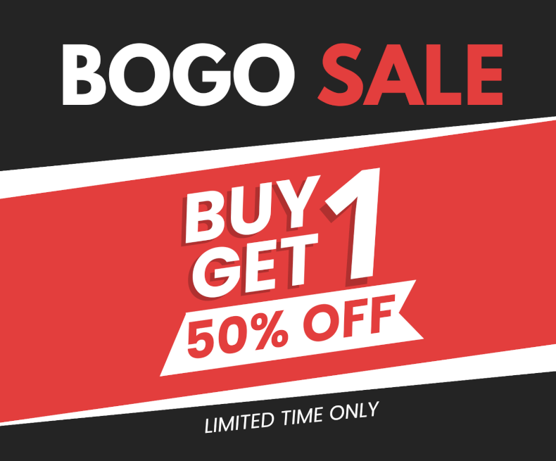 BOGO Sale 2025 Sign 8.5x11