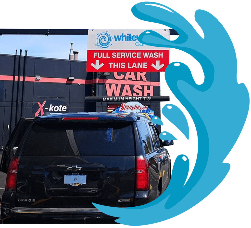 full service lane with splash