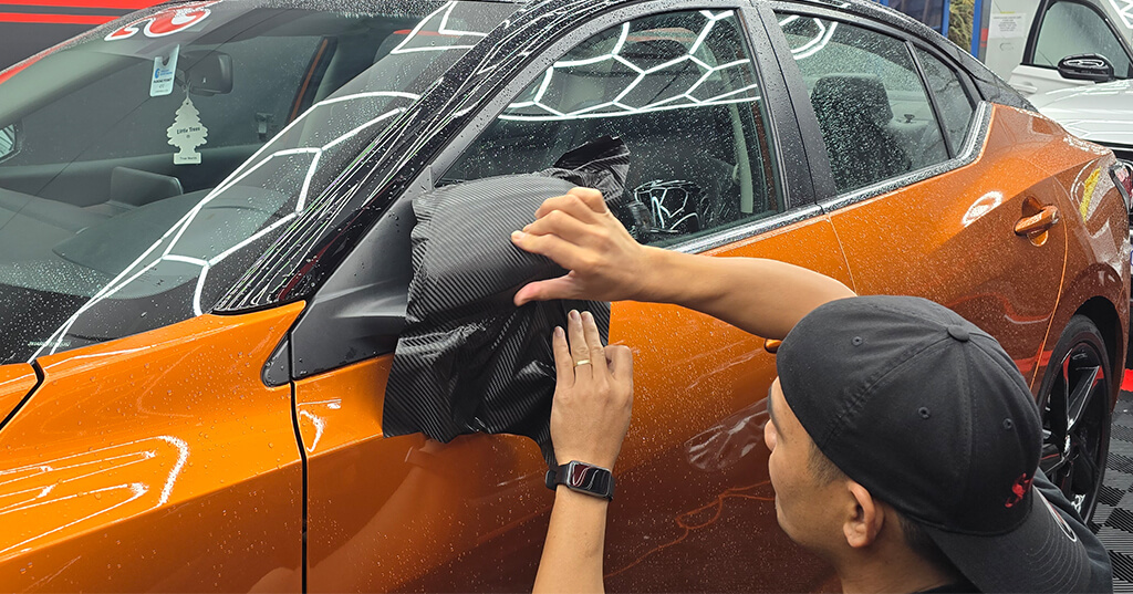 carbon fiber decal installation