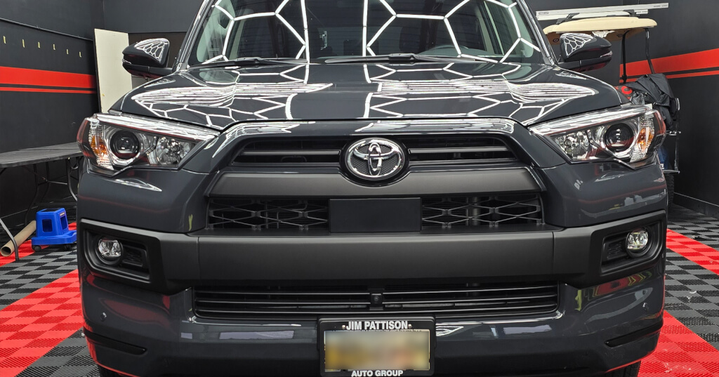 chrome delete front center grille