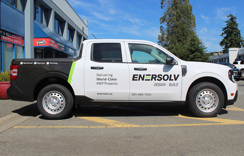 truck bussines wrap